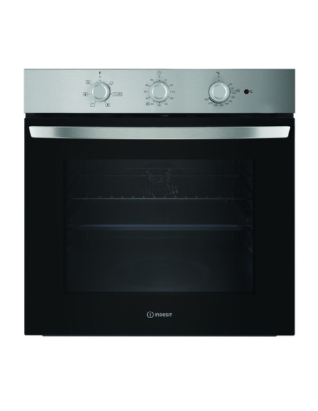 Indesit IO 2350H X Forno multifunzione inox, 6 Funzioni totali, Classe A, 66 Lt, pulizia Steam&Clean