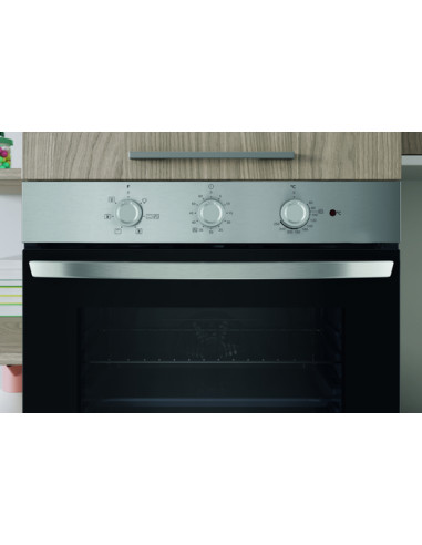 Indesit IO 2350H X Forno multifunzione inox, 6 Funzioni totali, Classe A, 66 Lt, pulizia Steam&Clean