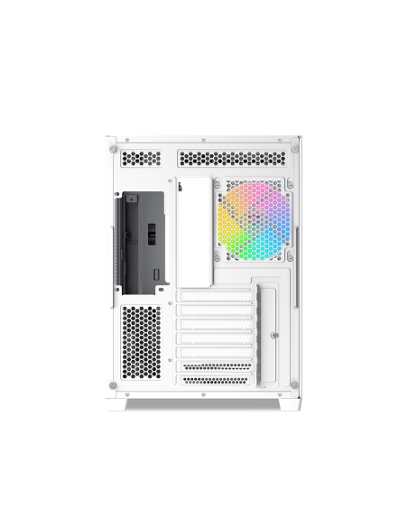 SAMA MID TOWER V60 WHITE DOPPIA CAMERA 2*TG 7*FAN WHITE120mm ARGB PWM