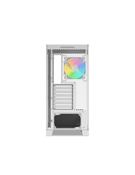 SAMA MID TOWER V50 WHITE 2*TG 4*FAN WHITE120mm ARGB PWM