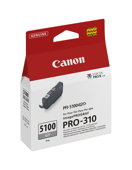 Canon PFI-5100 GY cartuccia d'inchiostro 1 pz Originale Grigio