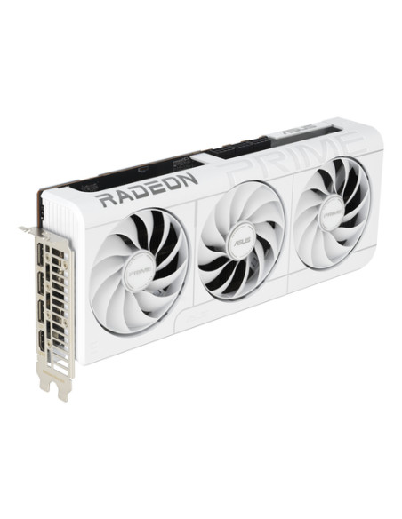 ASUS Prime -RX9070XT-O16G-WHITE AMD Radeon RX 9070 XT 16 GB GDDR6