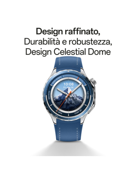 OPPO Watch X2, Display AMOLED da 1.50’’, Bluetooth 5.2 BLE, GPS, NFC, ColorOS Watch 7.0, Doppio processore Qualcomm, Android