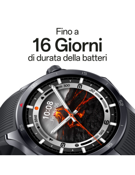 OPPO Watch X2, Display AMOLED da 1.50’’, Bluetooth 5.2 BLE, GPS, NFC, ColorOS Watch 7.0, Doppio processore Qualcomm, Android