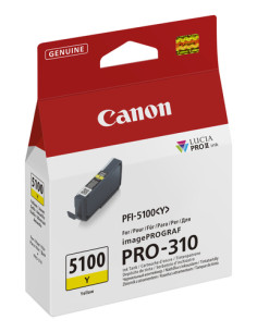 Canon PFI-5100 Y cartuccia d'inchiostro 1 pz Originale Giallo 2