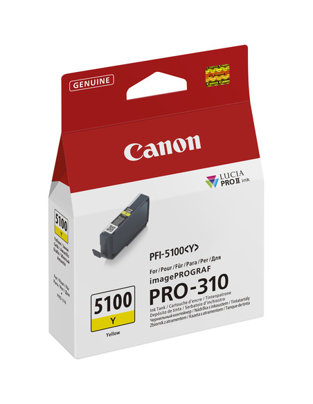 Canon PFI-5100 Y cartuccia d'inchiostro 1 pz Originale Giallo