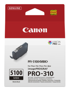 Canon PFI-5100 MBK cartuccia d'inchiostro 1 pz Originale Nero opaco