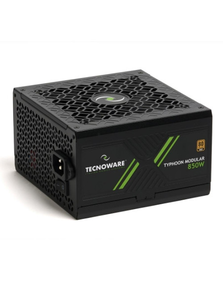ALIMENTATORE TECNOWARE x PC GAME TYPHOON  850W MODULAR 80+ GOLD,PFC AttivoVentola super silent 12cm, 6SATA, 4PCI-E 6+2 FAL851TPM