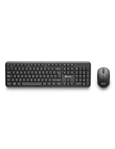 NGS HARMONY KIT (QUERTY, ES) tastiera Mouse incluso Universale RF Wireless QWERTY Spagnolo Nero