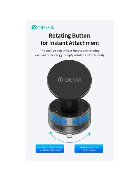 DEVIA SUPPORTO MAGNETICO MULTI-ANGOLO REGOLABILE PER SUPPORTO TELEFONO