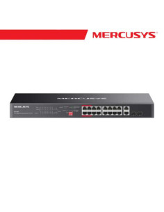 MERCUSYS 20-PORT GIGABIT RACKMOUNT SWITCH WITH 16-PORT POE+ - MS120GP