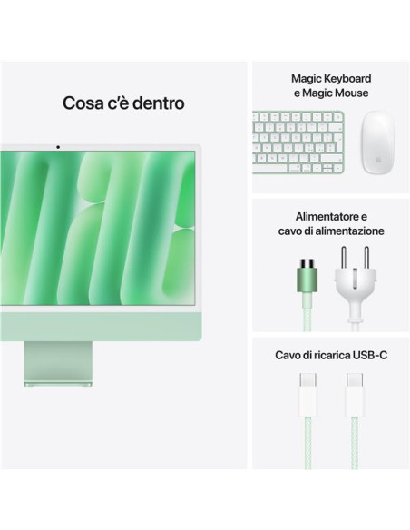 IMAC24 VERD 16G 512G G MOUSE FRA