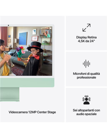 IMAC24 VERD 16G 512G G MOUSE FRA