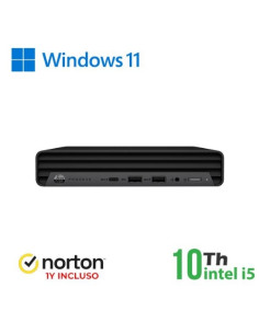ULTRTA MINI PC HP RINOVO REFURBISHED 600 G6 RN65534313 i5-10x00 16GB SSD NEW 512GB NO DVD W11P + NORTON
