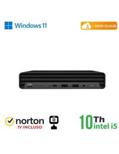 RINOVO HP ULTRA MINI PC REFURBISHED DM 600-800 G6 i5-10X00T SODDR4 8GB SSD 256GB W11P CLOUD20GB GRAD