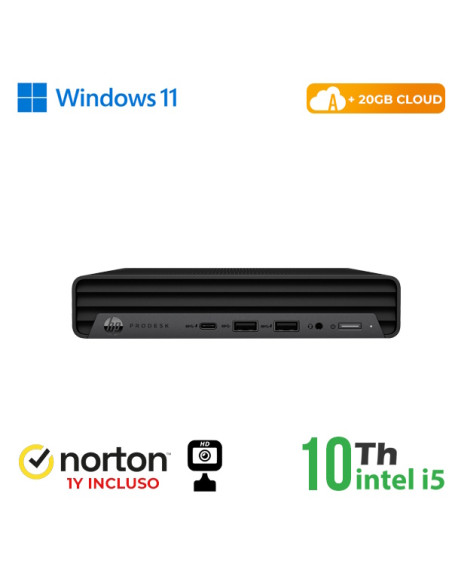 RINOVO HP ULTRA MINI PC REFURBISHED DM 600-800 G6 i5-10X00T SODDR4 8GB SSD 256GB W11P CLOUD20GB GRAD