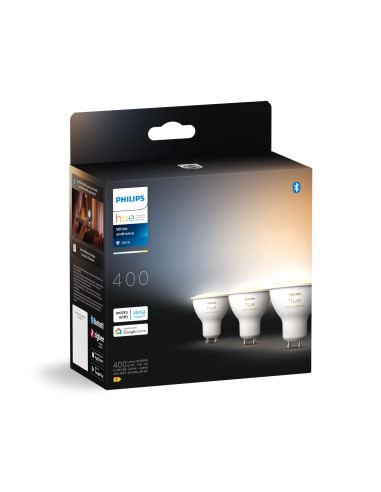 Philips Hue White ambiance GU10 - faretto connesso - (confezione da 3)