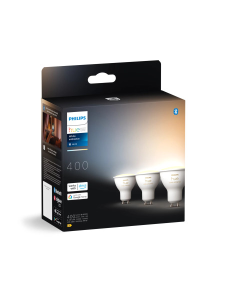 Philips Hue White ambiance GU10 - faretto connesso - (confezione da 3)