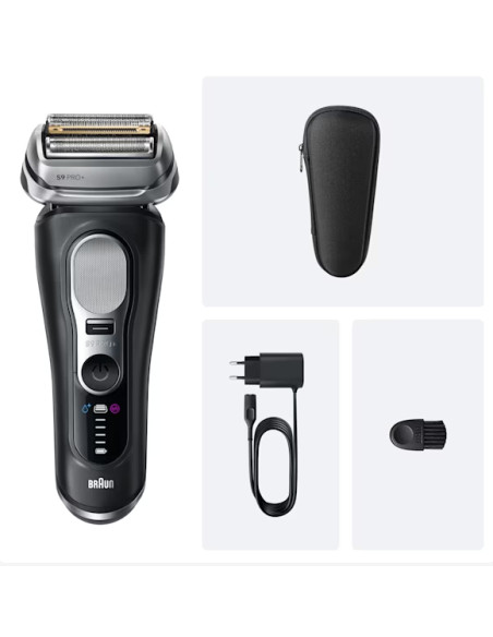 Braun Series 9 Pro+ 9600s Rasoio Trimmer Nero