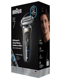 Braun Series 7 72-C1200s Trimmer Nero, Bronzo, Acciaio inox 2