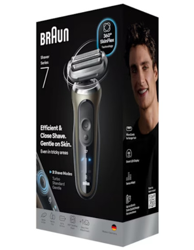 Braun Series 7 72-C1200s Trimmer Nero, Bronzo, Acciaio inox