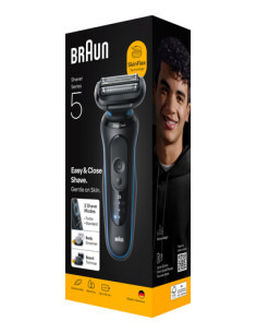 Braun Series 5 52-B1650S rasoio elettrico Trimmer Blu 2