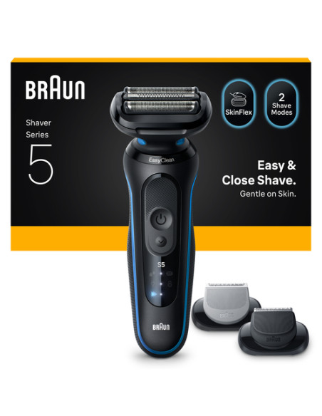 Braun Series 5 52-B1650S rasoio elettrico Trimmer Blu