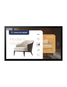 Samsung QM32C-T Pannello piatto per segnaletica digitale 81,3 cm (32") LCD Wi-Fi 400 cd/m² Full HD Nero Touch screen Tizen 7.0 