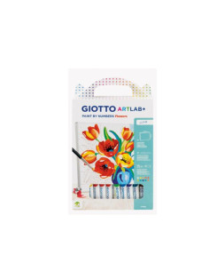 ART LAB NUMBER FLOWERS-KIT CREATIVO 2