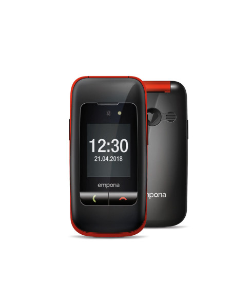 Emporia ONE 6,1 cm (2.4") 103 g Nero, Rosso
