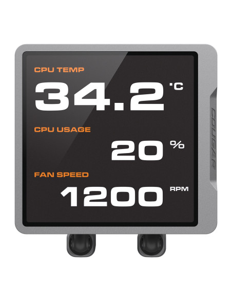 COUGAR Poseidon Vistek Pro ARGB 360 Processore Raffreddatore di liquidi tutto in uno 12 cm Nero