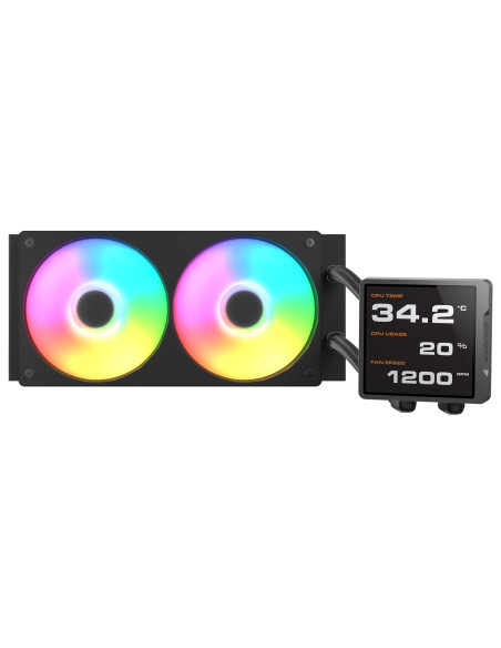 COUGAR Poseidon Vistek Pro ARGB 240 Processore Raffreddatore di liquidi tutto in uno 12 cm Nero