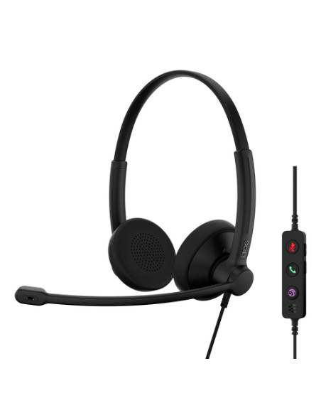 EPOS 1001421 cuffia e auricolare Cablato A Padiglione Ufficio USB Type-C / USB Type-A Nero