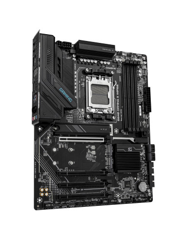 GIGABYTE B840 GAMING X WIFI6E Scheda Madre - CPU AMD Ryzen 9000, VRM 12+2+2 fasi, fino a 7600MHz DDR5(O.C), 2xPCIe 4.0 + 1xPCIe 