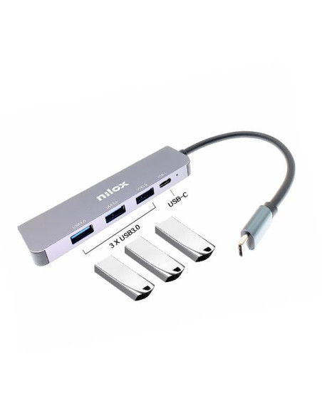 HUB USB C 3XUSB 3.0 1XUSBC