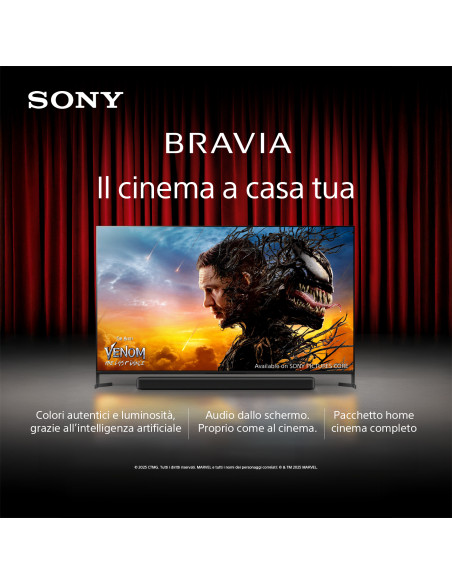 Sony K-85S3 2,15 m (84.6") 4K Ultra HD Smart TV Wi-Fi Nero