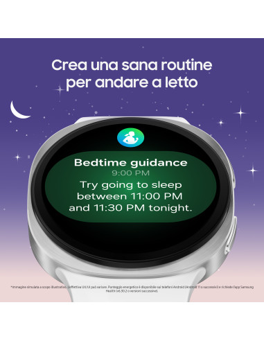 Samsung Galaxy Watch8 (Dark Gray, BT, 44mm) Smartwatch Galaxy AI, allenatore personale, design resistente agli urti, processore 