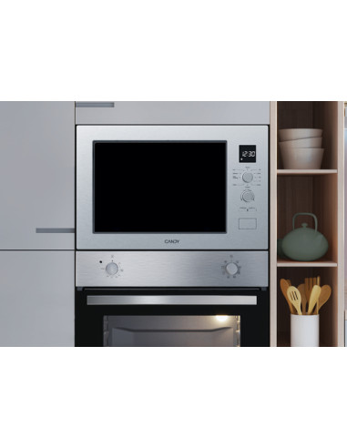 Candy CA38FL7NWXW Acciaio inox Microonde con grill Da incasso 25 L 850 W