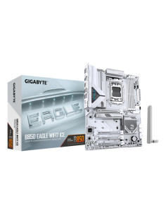 GIGABYTE B850 EAGLE WIFI7 ICE Scheda madre - CPU AMD Ryzen serie 9000, VRM digitale a 8+2+2 fasi, fino a 8200 MHz DDR5 (O.C.), 1