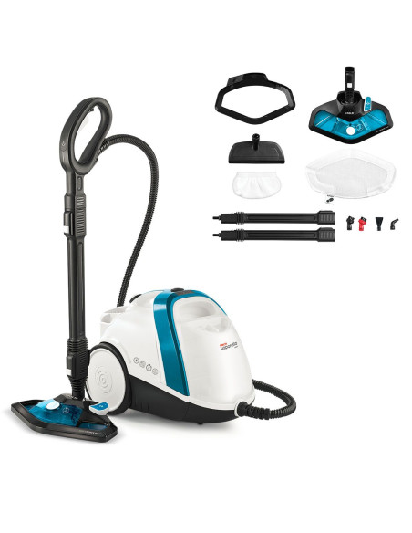Polti Vaporetto Smart 100_B Pulitore a vapore cilindrico 1500 W Blu, Bianco