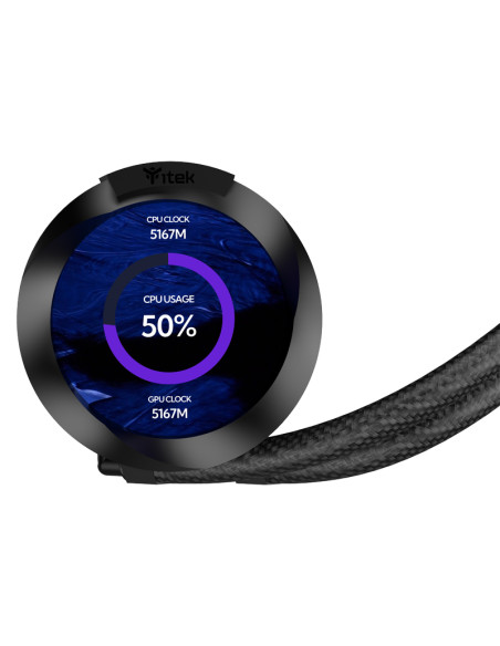 itek ARCTIC SPHERE V2 Processore Raffreddatore di liquidi tutto in uno 12 cm Nero