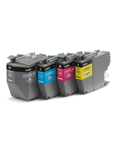 Brother LC422XLVAL cartuccia d'inchiostro 4 pz Originale Nero, Ciano, Magenta, Giallo