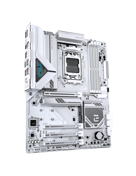 GIGABYTE B850 EAGLE WIFI7 ICE Scheda madre - CPU AMD Ryzen serie 9000, VRM digitale a 8+2+2 fasi, fino a 8200 MHz DDR5 (O.C.), 1