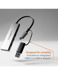 4IN1 USB-C TO USB-C & USB-A HUB 2