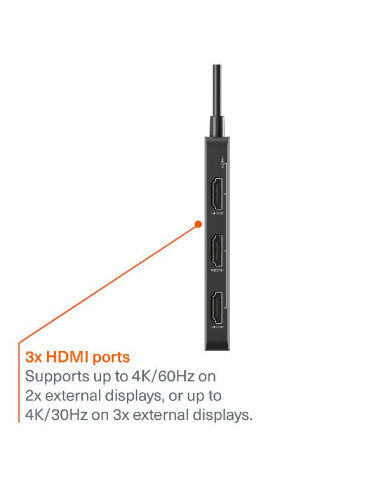 3IN1 USB-C TO TRIPLE HDMI
