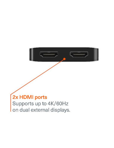 2IN1 USB-C TO DUAL HDMI HUB