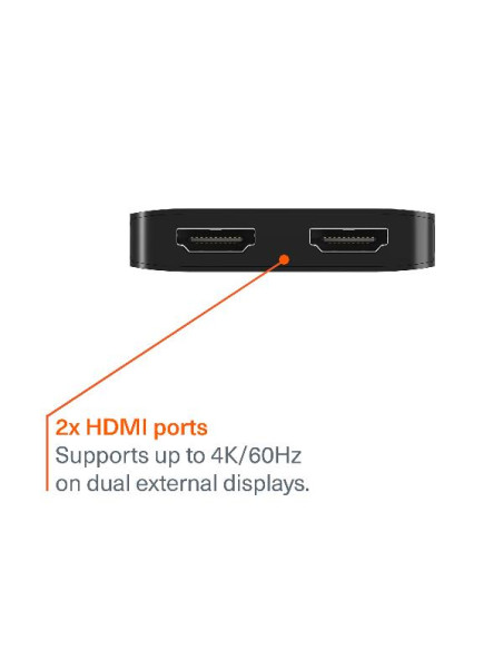 2IN1 USB-C TO DUAL HDMI HUB