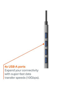 UNITE 4IN1 USB-C TO USB-A HUB 2