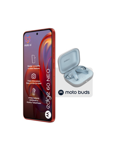 Motorola edge Pack 2x1 60 Neo 8/256 Poinciana + Moto Buds