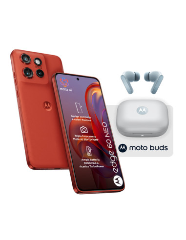 Motorola edge Pack 2x1 60 Neo 8/256 Poinciana + Moto Buds